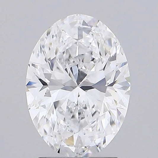 1.96ct Oval Lab Grown Diamond (Colour D, Clarity IF, IGI)