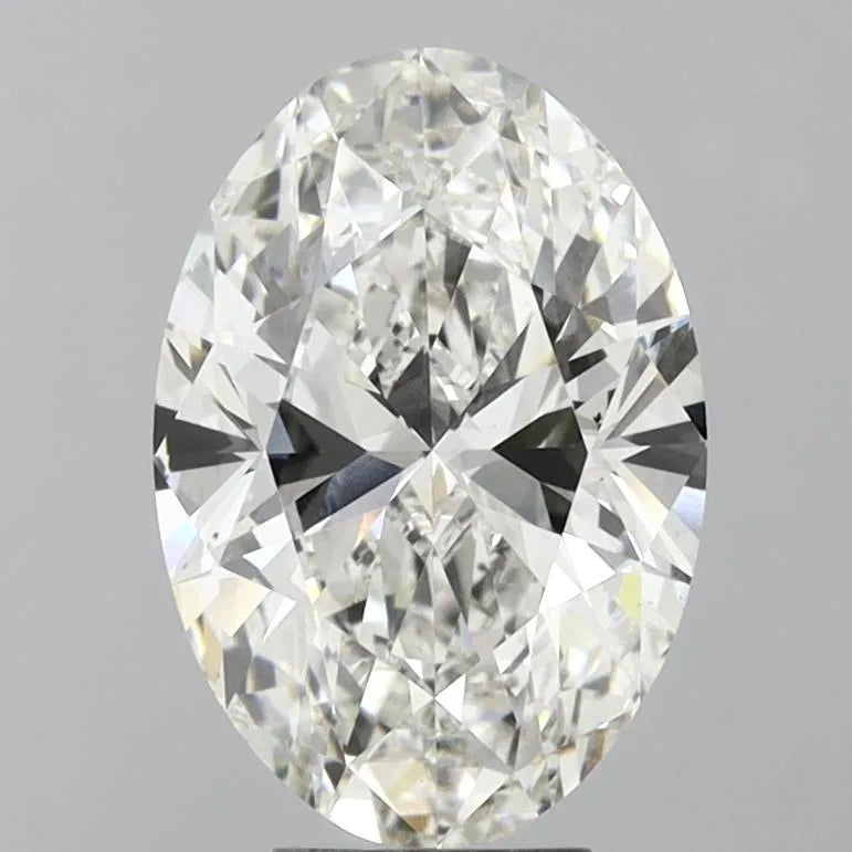 6.07ct oval lab grown diamond (colour g, clarity vs1, igi)