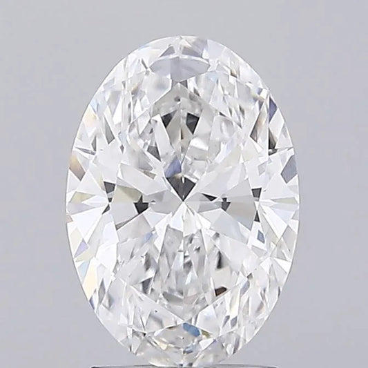 2.21ct Oval Lab Grown Diamond (Colour F, Clarity VS1, IGI)