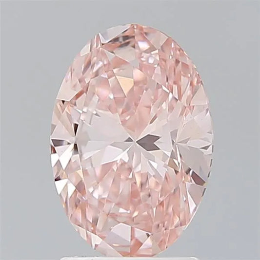 2.04ct Oval Lab Grown Diamond (Fancy Vivid Pink, Clarity VVS2, IGI)