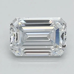 1.00 Carat E-SI1 Emerald Lab Diamond