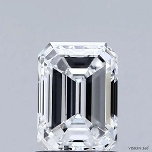 1.01 Carat E-SI1 Emerald Cut Diamond