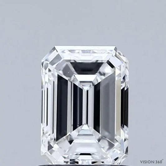 1.01 Carat E-SI1 Emerald Cut Diamond AG & CO Jewellery