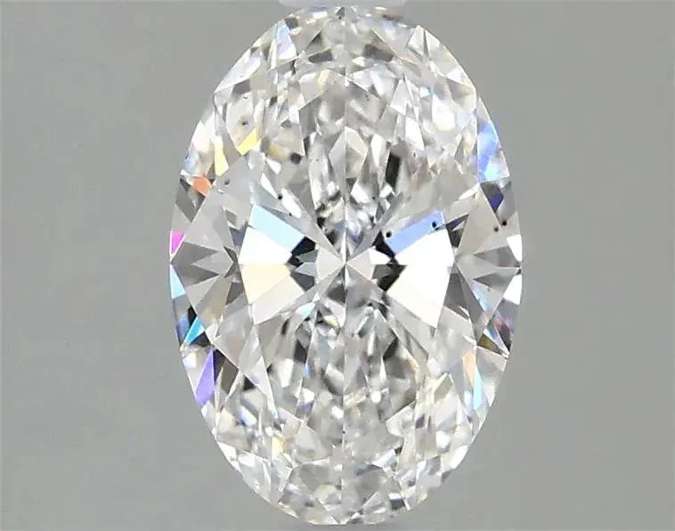 1.19ct oval lab grown diamond (colour d, clarity si1, igi certified)