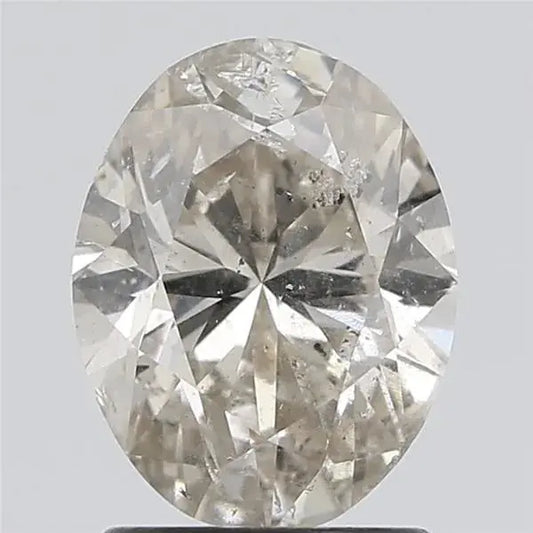 1.50ct Oval Natural Diamond (Colour L, Clarity I1, IGI Certified) AG & CO Jewellery