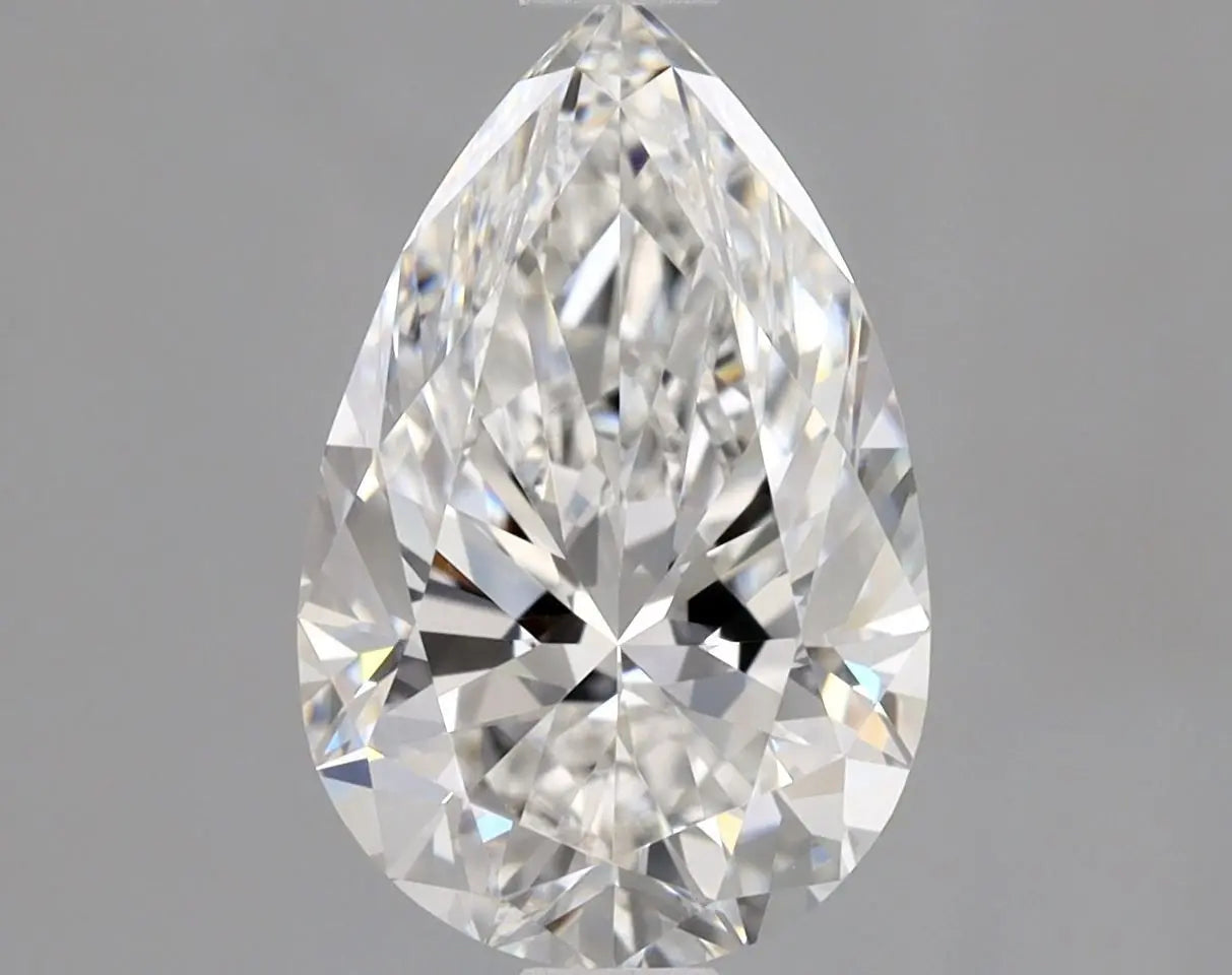 1.51 carat e-vvs2 pear cut diamond