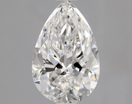 1.51 Carat E-VVS2 Pear Cut Diamond