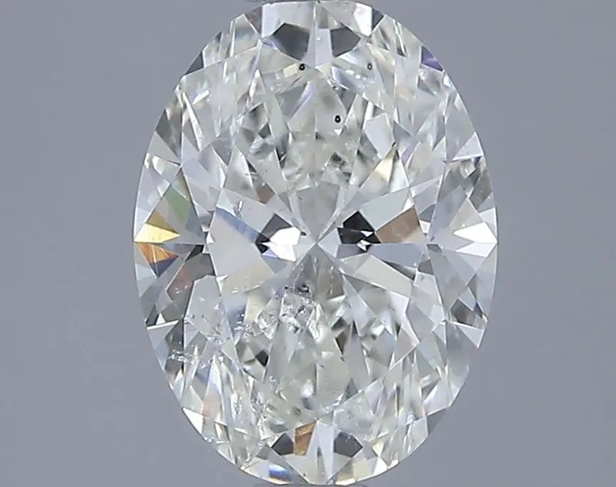 1.52 carat h-si2 oval cut diamond