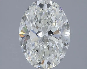 1.52 Carat H-SI2 Oval Cut Diamond