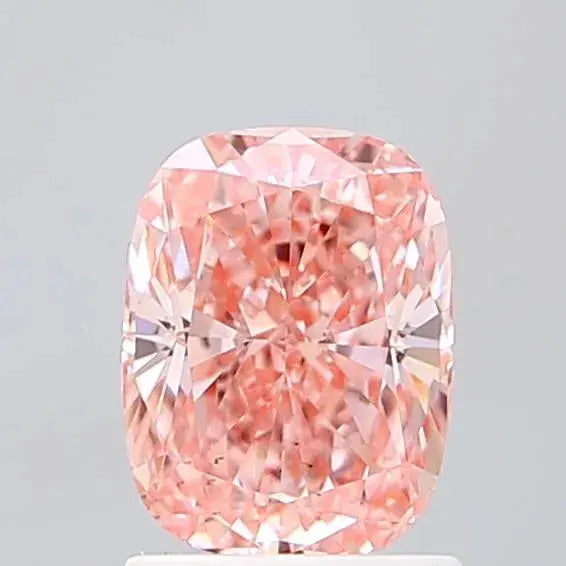 1.52ct cushion modified lab grown diamond (colour fancy vivid pink, clarity vs2, igi certified) ag & co jewellery