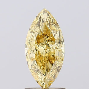 1.53 Carat Marquise Cut Fancy Yellow