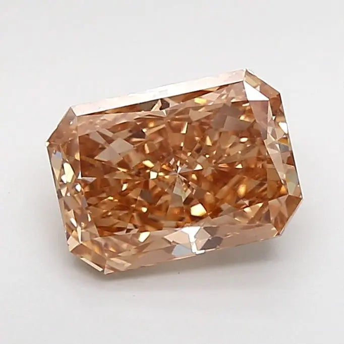 1.56 Carat Brown VS1 Radiant Diamond AG & CO Jewellery
