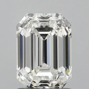 1.59 Carat F-VVS2 Emerald Lab Diamond