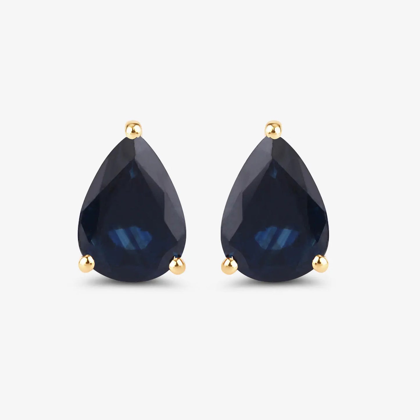 1.60ct natural blue sapphire pear earrings ag & co jewellery