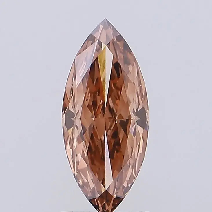 1.66 carat marquise cut fancy brown ag & co jewellery