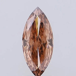 1.66 Carat Marquise Cut Fancy Brown
