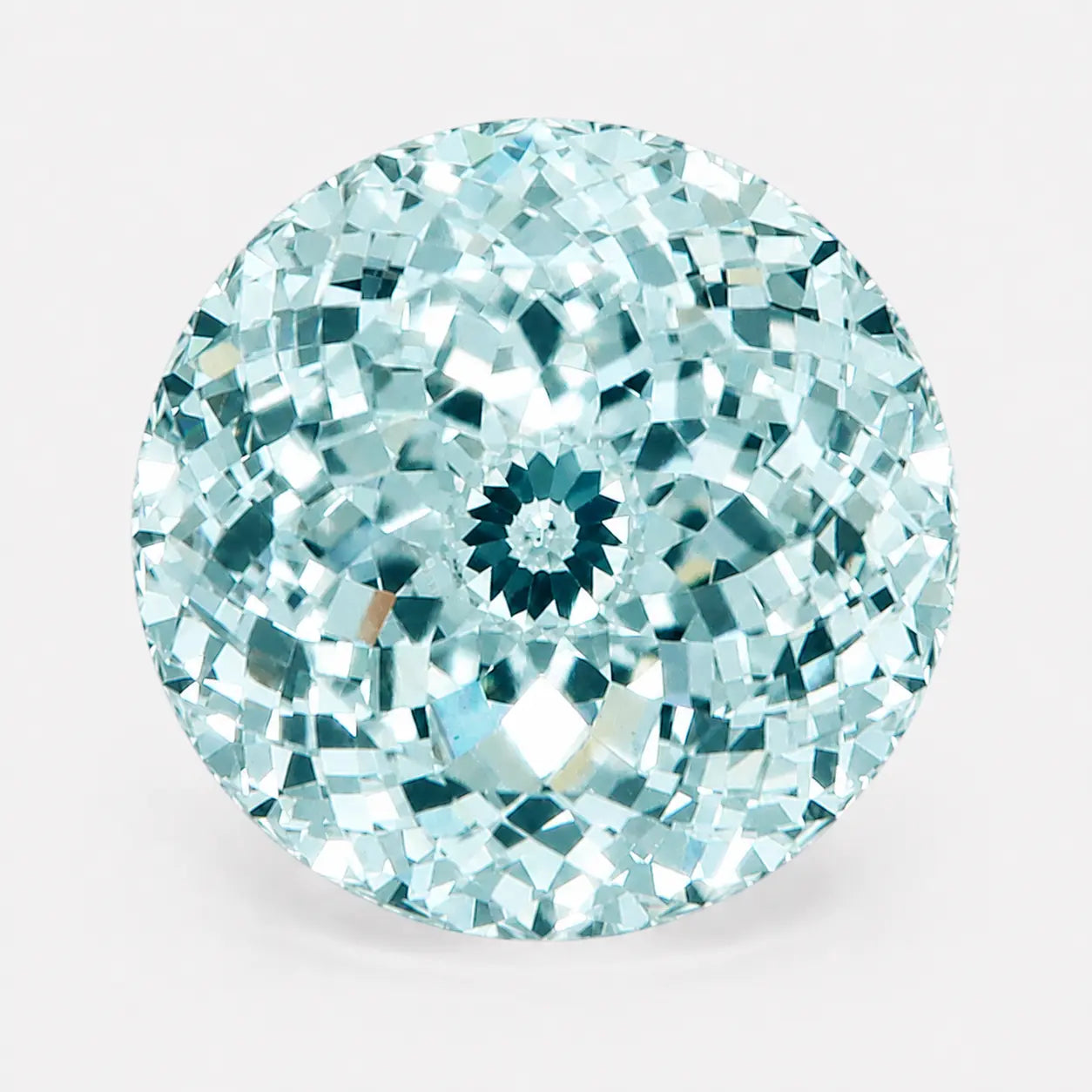 1.85ct portuguese cut fancy vivid blue diamond – vs1 | rare "flower" cut