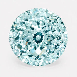 1.85ct Portuguese Cut Fancy Vivid Blue Diamond – VS1 | Rare "Flower" Cut