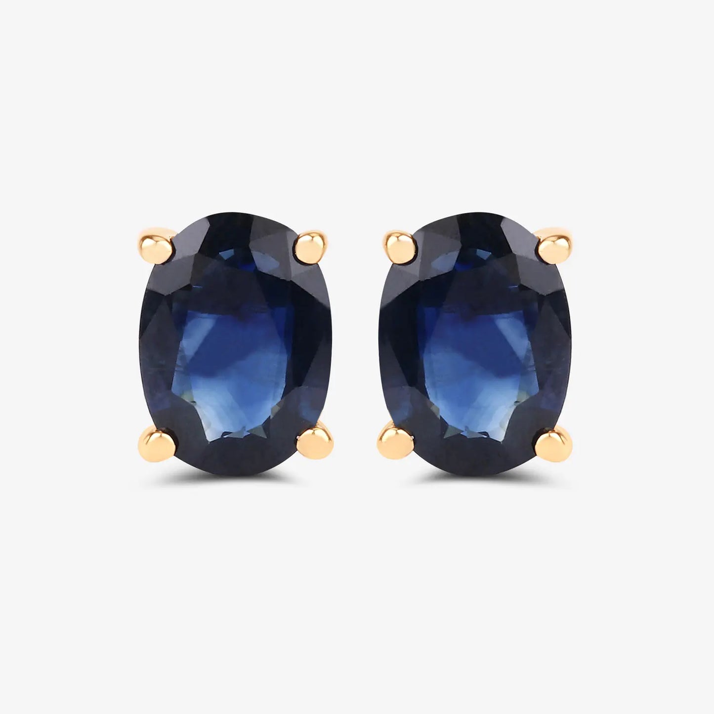 1.90ct genuine blue sapphire earrings ag & co jewellery