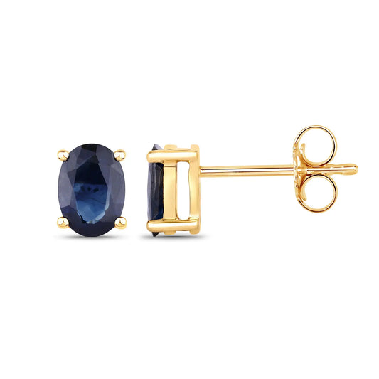 1.90ct Genuine Blue Sapphire Earrings AG & CO Jewellery