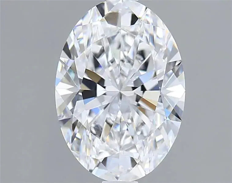 1.93ct oval lab grown diamond (colour d, clarity vvs2, igi certified)