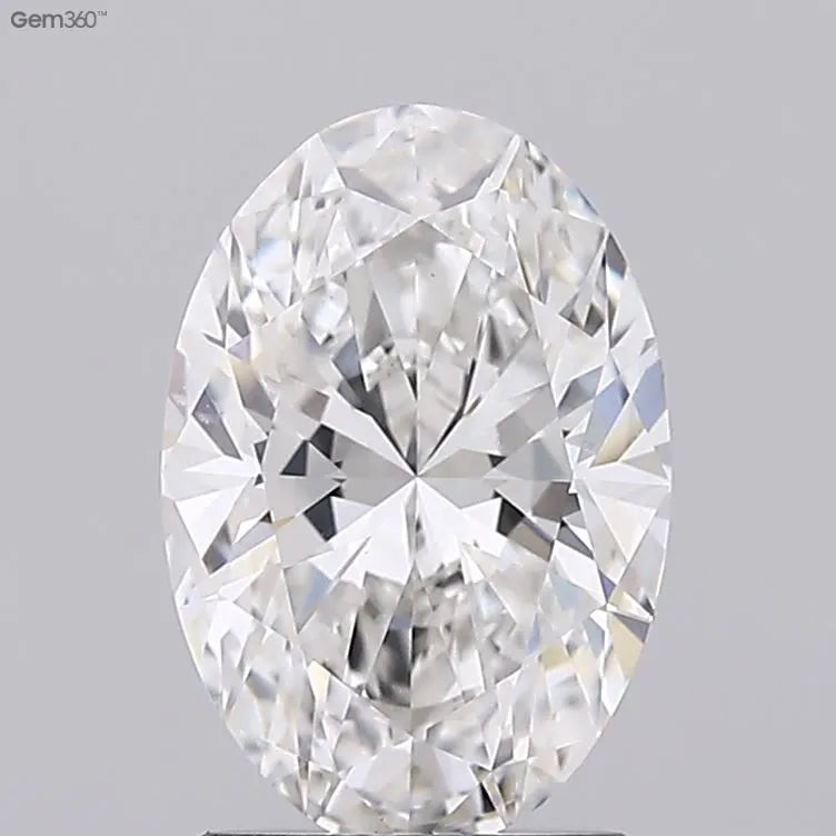 1.60ct oval lab grown diamond (colour f, clarity vvs2, igi)