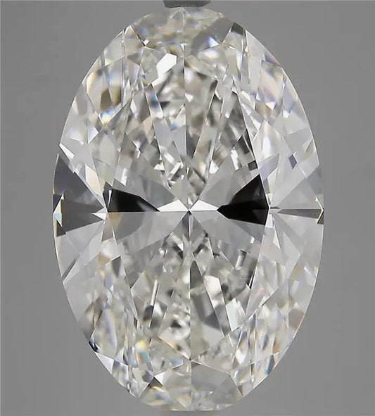 10.04ct Oval Lab Grown Diamond (Colour E, Clarity VVS2, IGI Certified) - AG & CO Jewellery