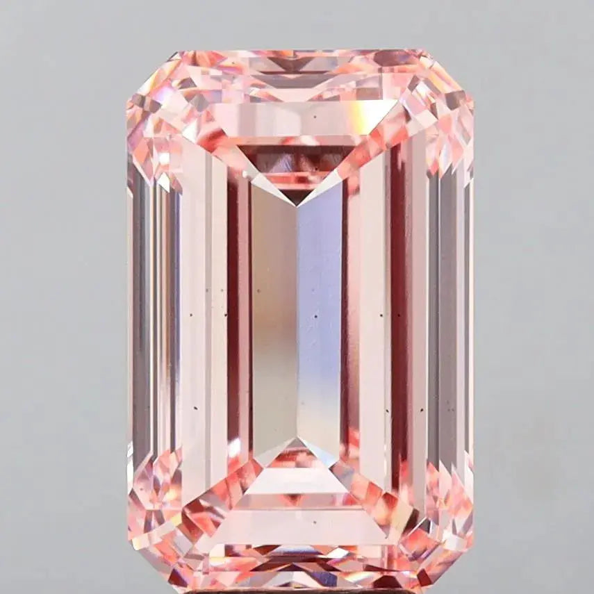 8.00ct emerald lab grown diamond (colour fancy intense pink, clarity vs2, igi certified) - ag & co jewellery