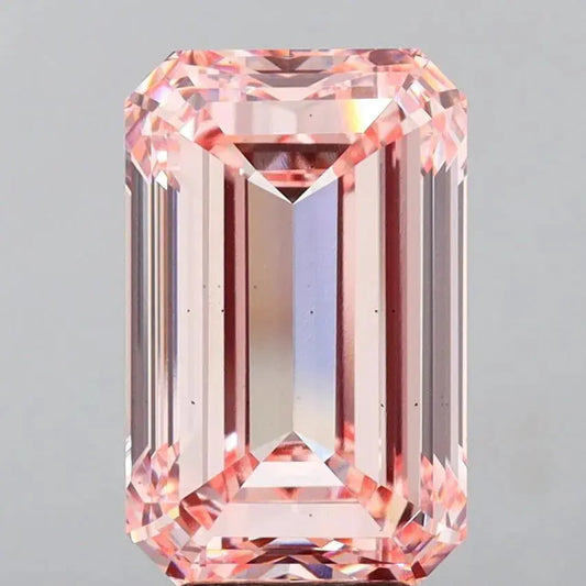 8.00ct Emerald Lab Grown Diamond (Colour Fancy Intense Pink, Clarity VS2, IGI Certified) - AG & CO Jewellery