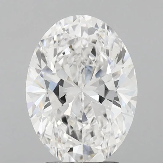 2.55ct Oval Lab Grown Diamond (Colour D, Clarity VVS2, IGI Certified) AG & CO Jewellery