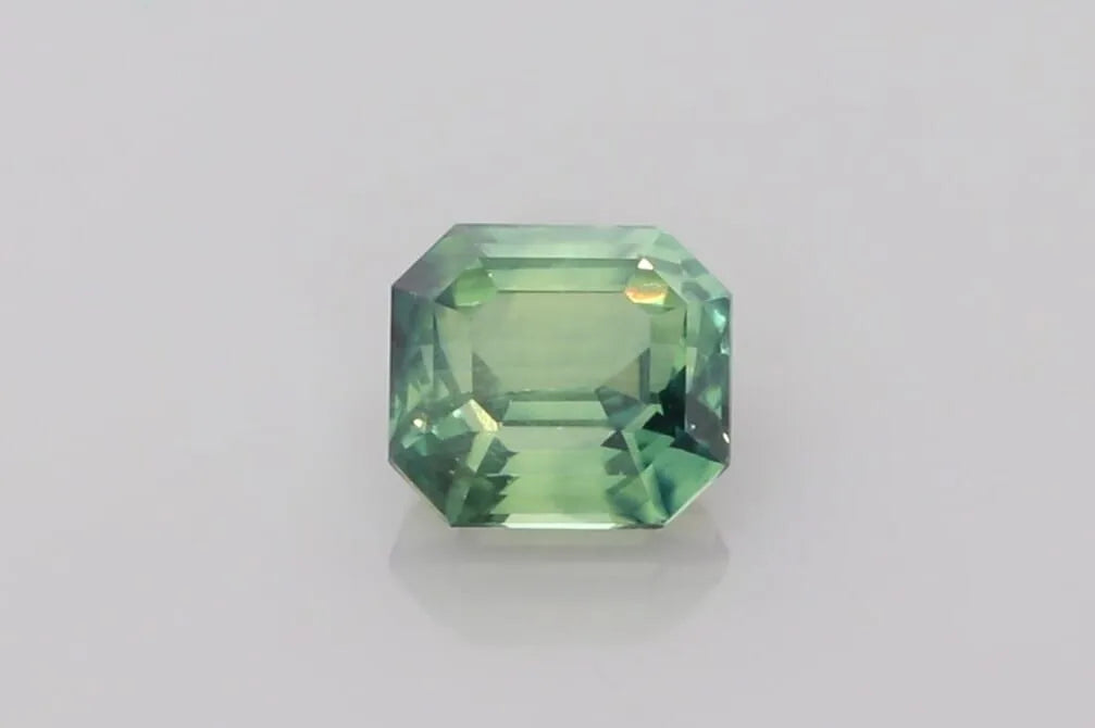 2.72ct Octagonal Natural Sapphire (Colour Green, Clarity Slightly Included, Cut Faceted) AG & CO Jewellery
