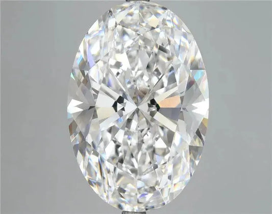 12.04ct Oval Lab Grown Diamond (Colour D, Clarity VVS1, IGI Certified) - AG & CO Jewellery