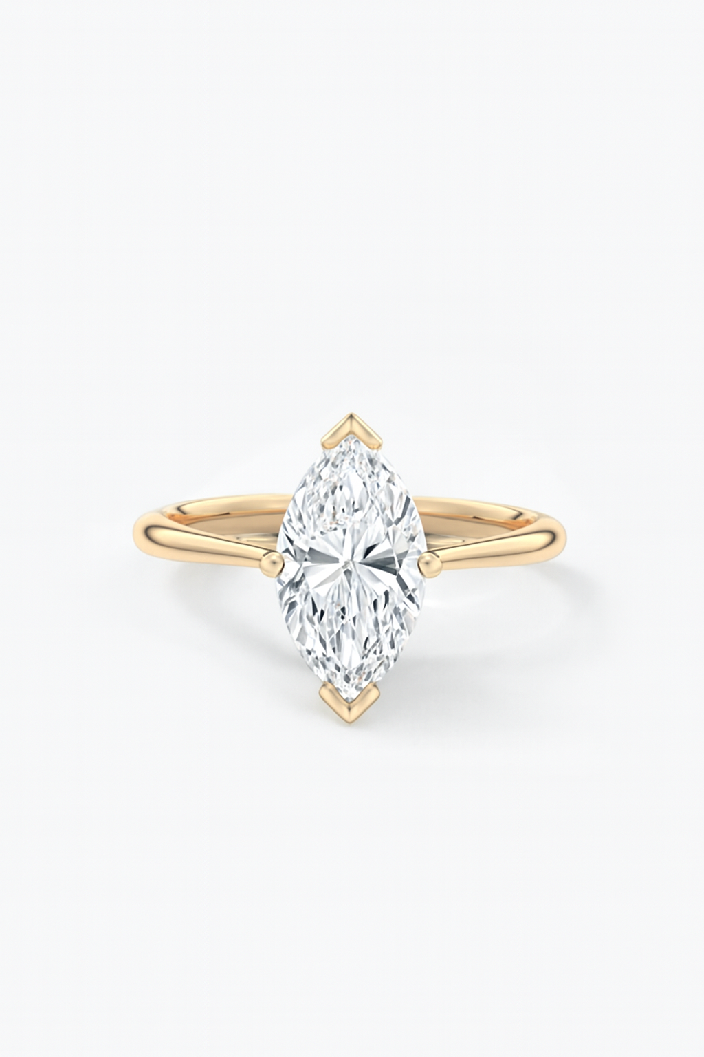 3.00ct marquise solitaire engagement ring 18k solid yellow gold ag & co jewellery