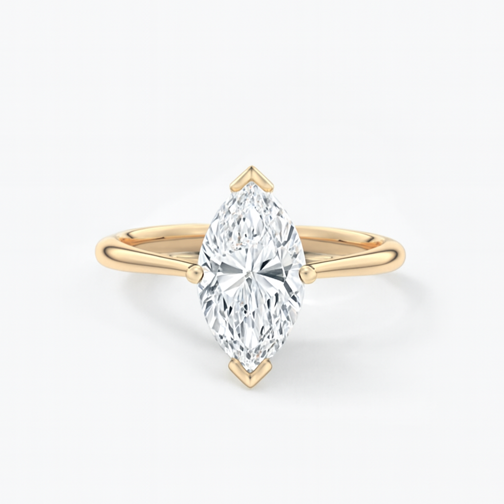 LOUISE - Marquise Solitaire AG & CO Jewellery