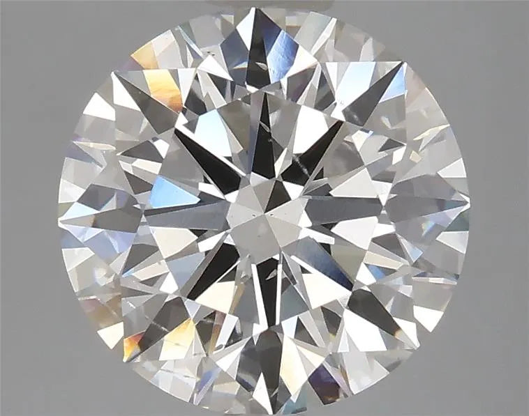 3.69ct round lab grown diamond (colour g, clarity si1, cut id, igi)