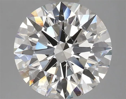 3.69ct Round Lab Grown Diamond (Colour G, Clarity SI1, Cut ID, IGI)