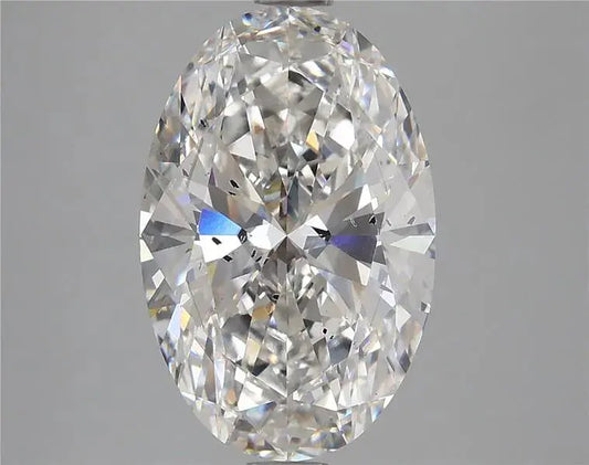 4.22ct Oval Lab Grown Diamond (Colour F, Clarity SI1, IGI Certified) - AG & CO Jewellery