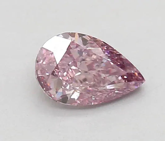 0.31ct Pear Natural Diamond (Colour Fancy Brownish Pink, Clarity VS2, GIA Certified) - AG & CO Jewellery