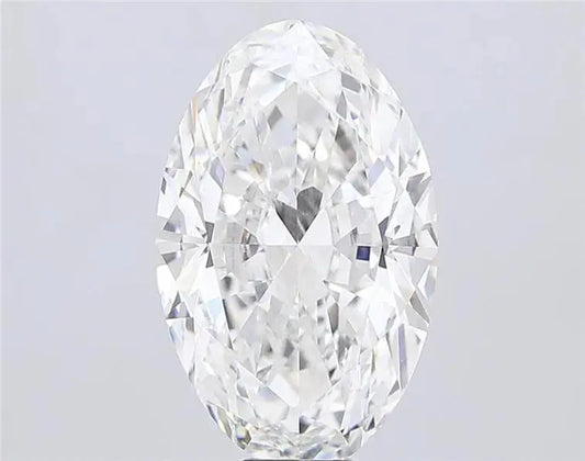 16.00ct Oval Lab Grown Diamond (Colour F, Clarity VS1, IGI Certified) - AG & CO Jewellery