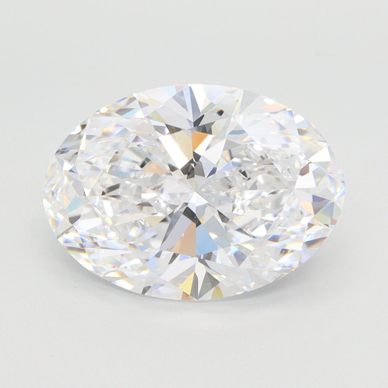 oval crushed ice moissanite stone