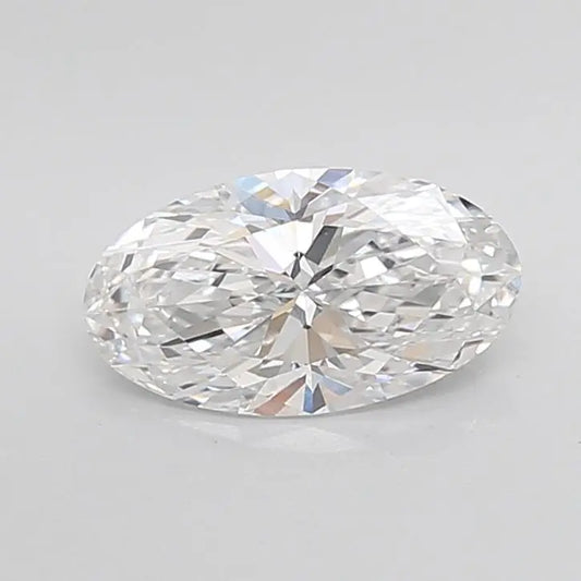 Moval Lab Grown Diamond Elongated Oval 3.05ct D VVS2 EX EX IGI - AG & CO Jewellery