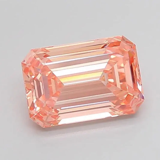 4.05ct Emerald Lab Grown Diamond (Colour Fancy Vivid Pink, Clarity VS1, IGI Certified) - AG & CO Jewellery
