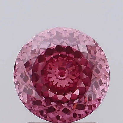 2.52ct Portuguese Cut  Lab Grown Diamond (Colour Fancy Vivid Pink, Clarity VS1, IGI Certified) - AG & CO Jewellery