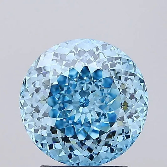 2.74ct Portuguese Cut  Lab Grown Diamond (Colour Fancy Vivid Blue, Clarity VS1, IGI Certified) - AG & CO Jewellery