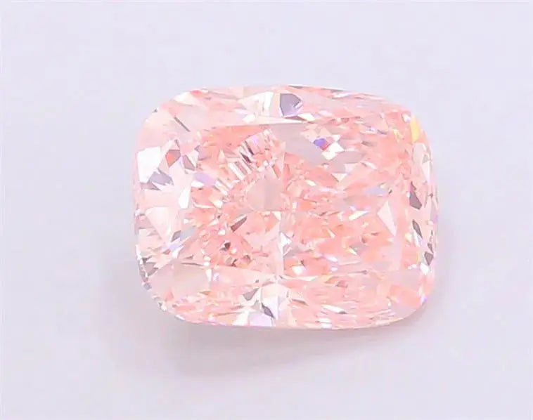 2.91ct cushion modified lab grown diamond (colour fancy vivid pink, clarity vvs2, igi certified) - ag & co jewellery