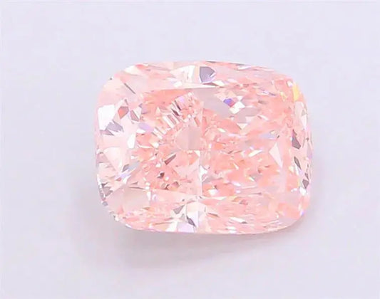 2.91ct Cushion modified Lab Grown Diamond (Colour Fancy Vivid Pink, Clarity VVS2, IGI Certified) - AG & CO Jewellery
