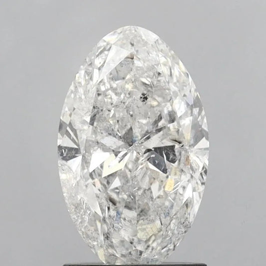 1.53ct Oval Natural Diamond (Colour G, Clarity I1, Cut VG, IGI Certified) AG & CO Jewellery