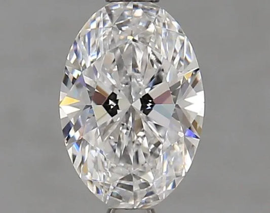 1.00ct Oval Lab Grown Diamond (Colour D, Clarity VVS2, IGI Certified)