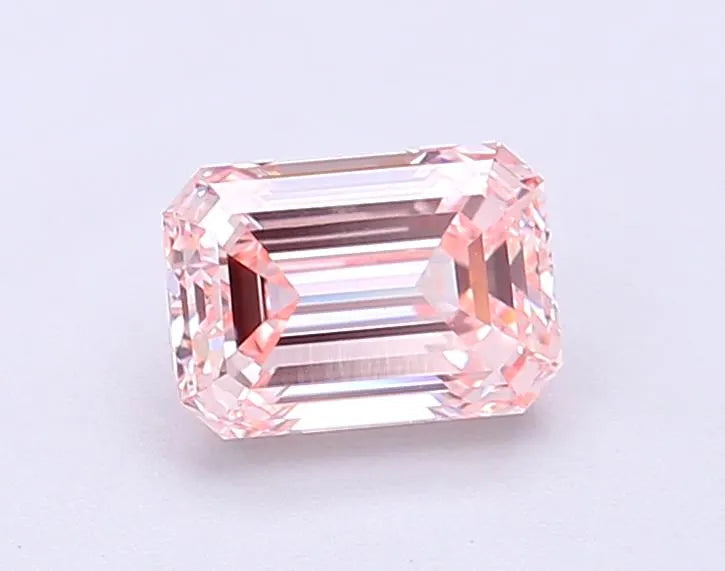 1.05ct emerald lab grown diamond (colour fancy intense pink, clarity vvs2, igi certified) ag & co jewellery