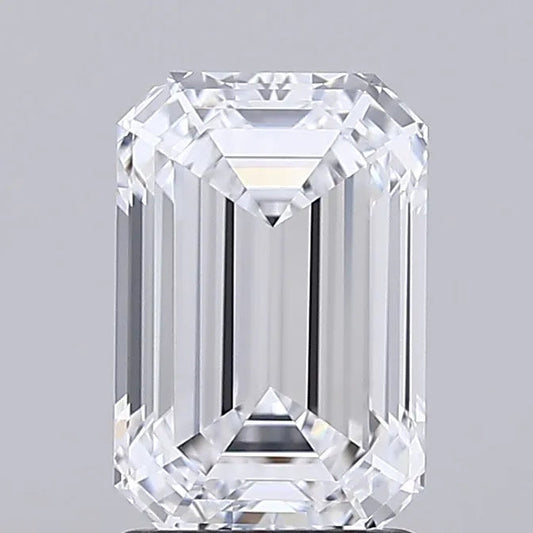 2.02ct Emerald Lab Grown Diamond (Colour D, Clarity VVS1, IGI Certified) AG & CO Jewellery